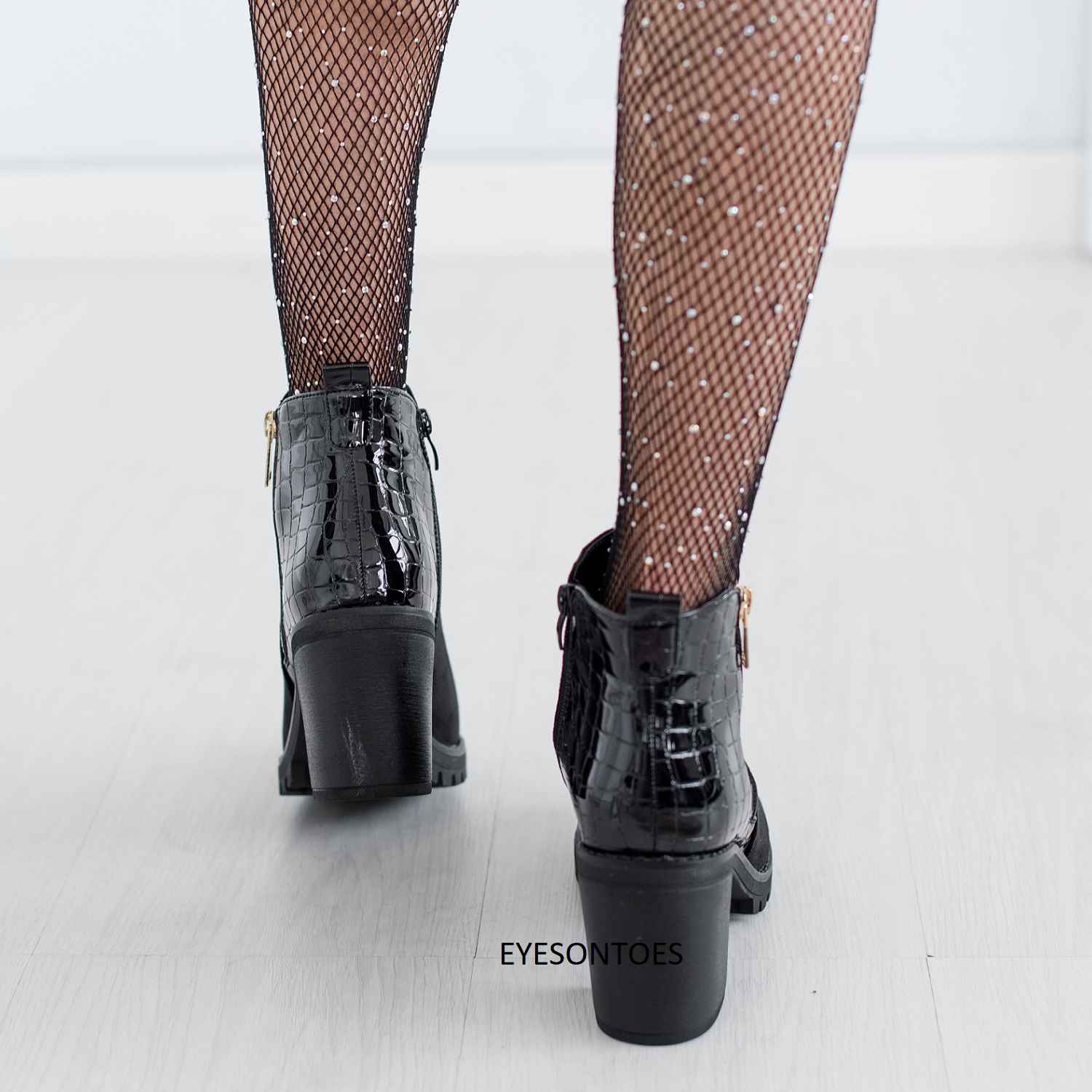 croc chelsea ankle boots